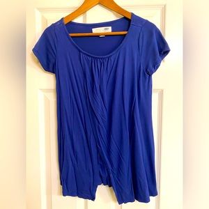 Old Navy royal blue nursing blouse, size Small